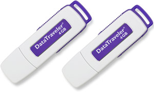 Unbranded #USB 2.0 Flash / Key Drive - 4GB - Kingston Data Traveler - TWIN VALUE PACK