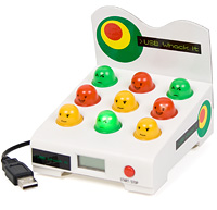 Bring classic arcade gaming to your desktop with this USB Whack it game. Bop the multi coloured