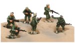 USMC Infantry Set - 1st Marine Division - Woodland Camouflage - 6 piece set- Corgi Classics Ltd