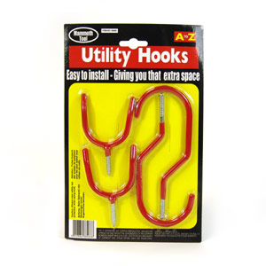 Unbranded Utility Hooks x 4