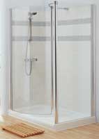 Utopia Walk in Shower Enclosure Right Hand