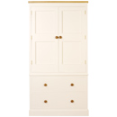 Bring the charm of country living into your bedroom with this traditional solid wood furniture. The