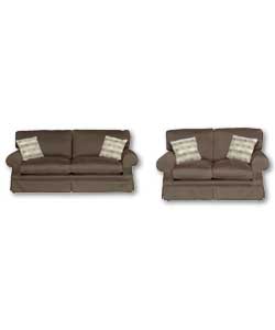 Vail Mocha 3 Seater Plus 2 Seater Suite