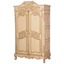 The new Valbonne range of cream painted furniture continues the fashionable French theme with a
