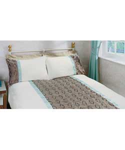 Unbranded Valentina Double Duvet Set - Natural