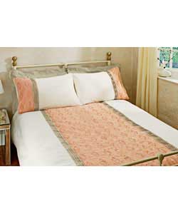 Unbranded Valentina Double Duvet Set - Pink