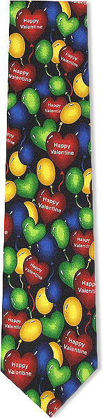 Unbranded Valentine Balloons Tie