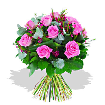 Unbranded Valentines - Dozen Pink Roses - flowers