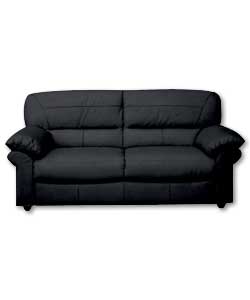 Valletta Large Sofa - Black