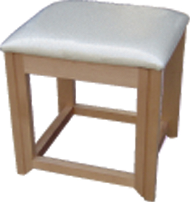STOOL SUPPLIED AS SHOWN WITH CREAM BYCAST LEATHER SEAT PAD FROM THE STEVE ARMITAGE VALLEY RANGE OF