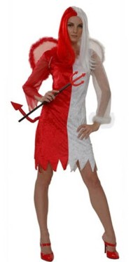 Some days you just can`t make up your mind. Half of you wants to be a good angel but the other is a 