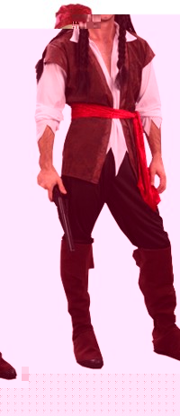 Unbranded Value Costume: Male Pirate Swashbuckle
