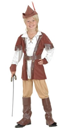 Value Costume: Medieval Robin Hood (S 3-5 yrs)