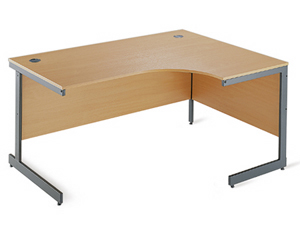 Value line ergonomic C leg standard desk