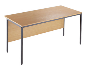 Value line rectangular H leg basic desk