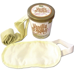 Unbranded Vanilla Bondage Kit - Blindfold and Silky Ties