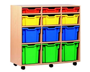 Unbranded Variety 12 tray mobile storage unit