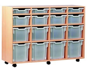 Unbranded Variety 16 tray mobile storage unit