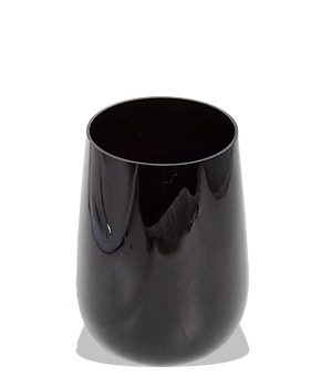 Streets of Nu York Add some afrobossadelic ambience with this sharp-edged black glass vase that know