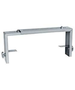 Silver effect finish. Steel construction. Compatible with Ross 14 and 21in TV wall brackets