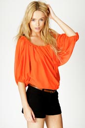 Unbranded Veanne Chiffon Gypsy Blouse