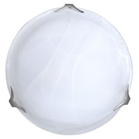 Vega Flush Fitting Alabasterglass 30cm