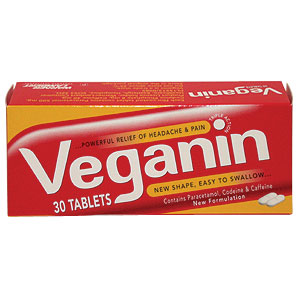 Veganin Tablets - Size: 30