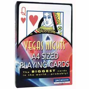 Vegas Nights A4 Playing Cards