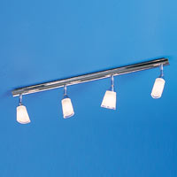 Vela 4 Light Bar Spotlight Chrome Finish