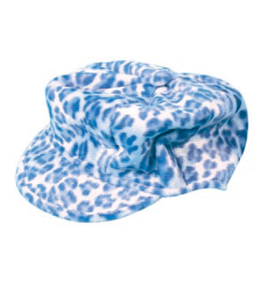 Velour 60s Style hat, blue