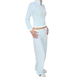 Velour Funnel Neck Tracksuit