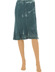 Velvet satin skirt