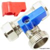 Unbranded Vemco Chrome Plated Washing Machine Valve Angled