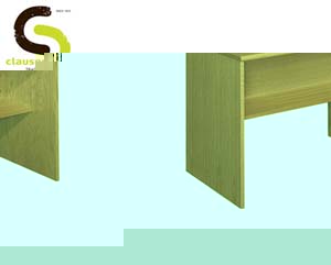 Unbranded Veneer computer desk cherry