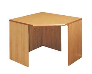 Designed to link 1 or 2 rectangular desks creating a more spacious & ergonomic work area