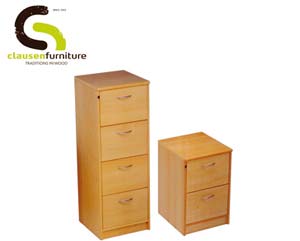 Unbranded Veneer filing cabinets cherry