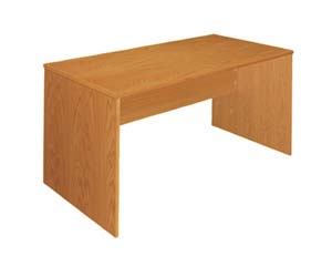 Veneer rectangular desks cherry