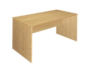Veneer rectangular desks maple