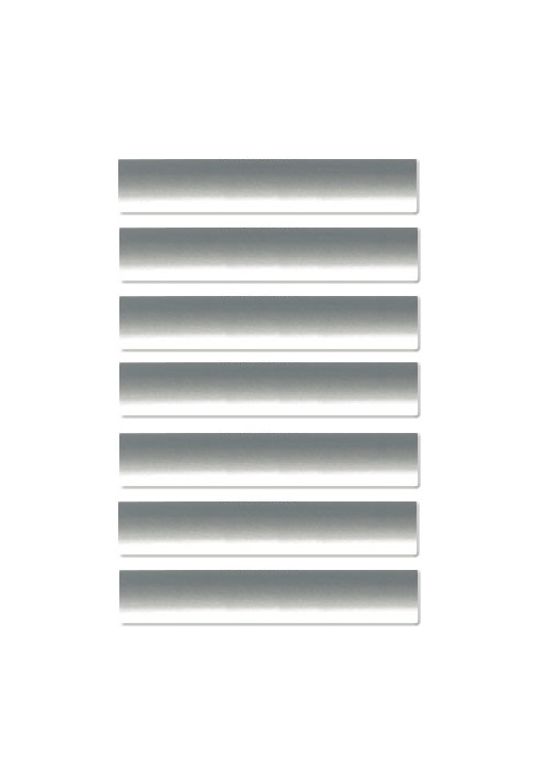 Unbranded Venetian Blinds Gloss Silver Colour: 0017 - 25mm