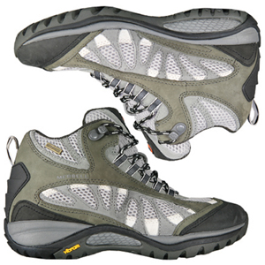 A waterproof walking boot from Merrell. Features Vibram sole unit for performance comfort and durabi