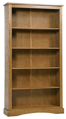 Unbranded VERMONT BOOKCASE TALL ANTIQUED HARDWOOD
