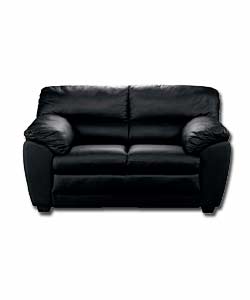Verona Black Regular Sofa
