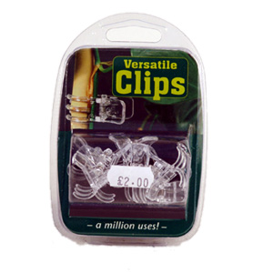 Unbranded Versatile Clips x 7 Clear