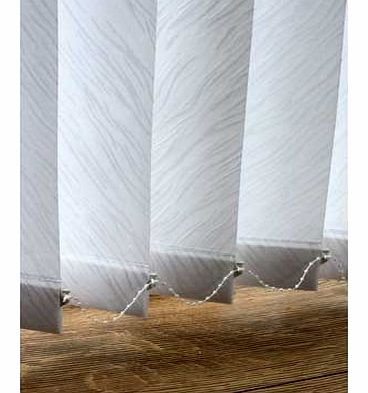This blind fabric flaunts an attractive watermark pattern and metal headrail. It also features wand tilt mechanism. making it child safe and easy to open and close. Includes headrail. fabric slat pack. wall or ceiling fixings and installation instruc