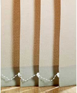 Unbranded Vertical Slat Pack Dimout - Stone