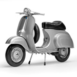 Minichamps has announced a 1/12 replica of the Vespa 50R 1972 Silver. It will measure approximately 