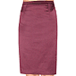 * Stretch satin skirt<br>* Zip fastening on the ba