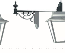 Unbranded Victorian 70W wall lantern with top arm Outdoor