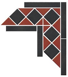 Unbranded Victorian Black/Red Corner