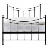 Unbranded Victorian Black Satin Double Bedstead